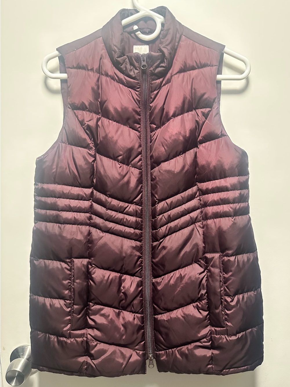 J. Jill DownVest Burgundy XSP